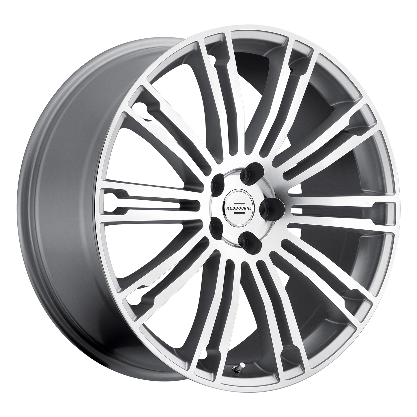 RedBourne MANOR 22X9.5 32 5X120/5X4.72 SILVER W/ MIRROR CUT FACE