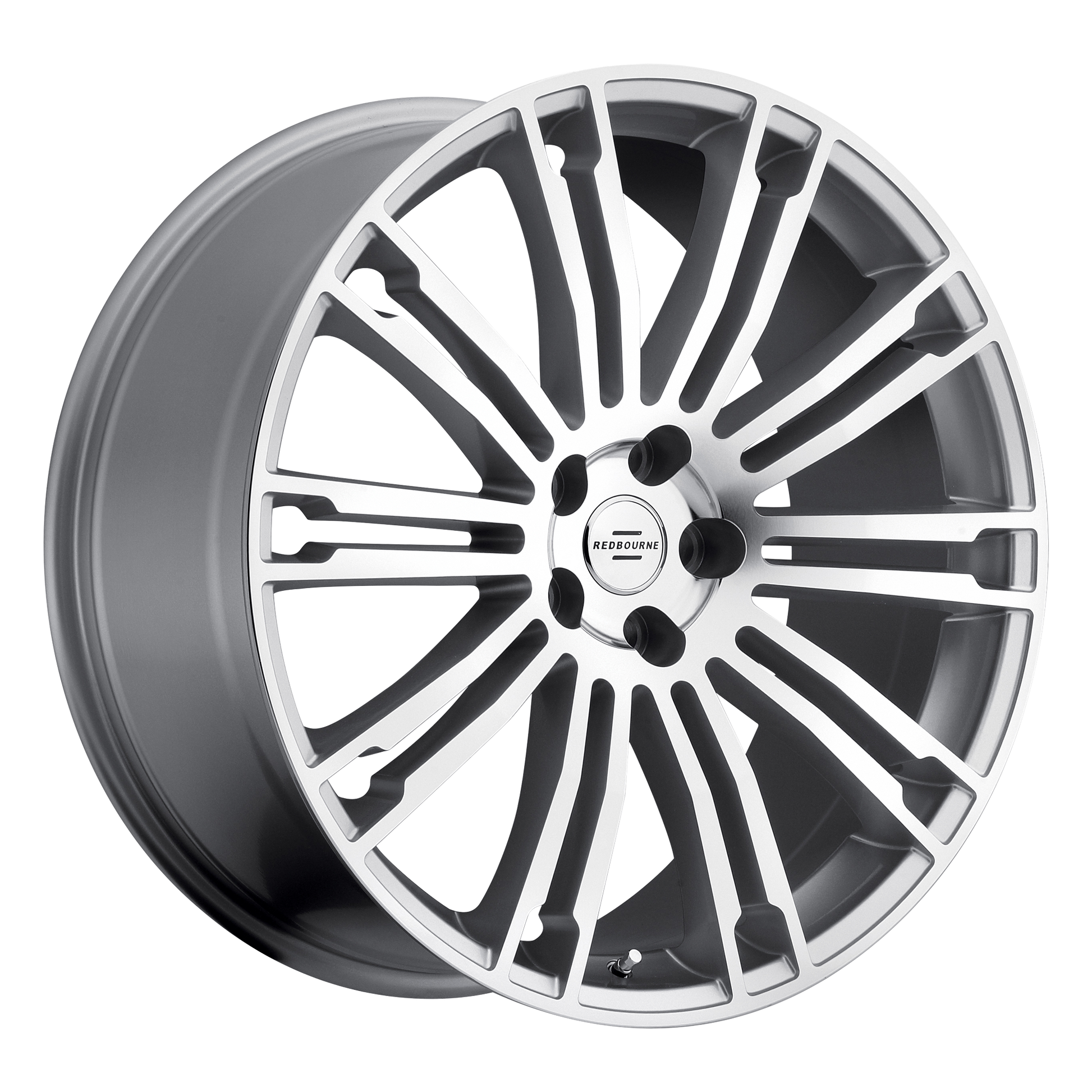 RedBourne MANOR 22X9.5 32 5X120/5X4.72 SILVER W/ MIRROR CUT FACE