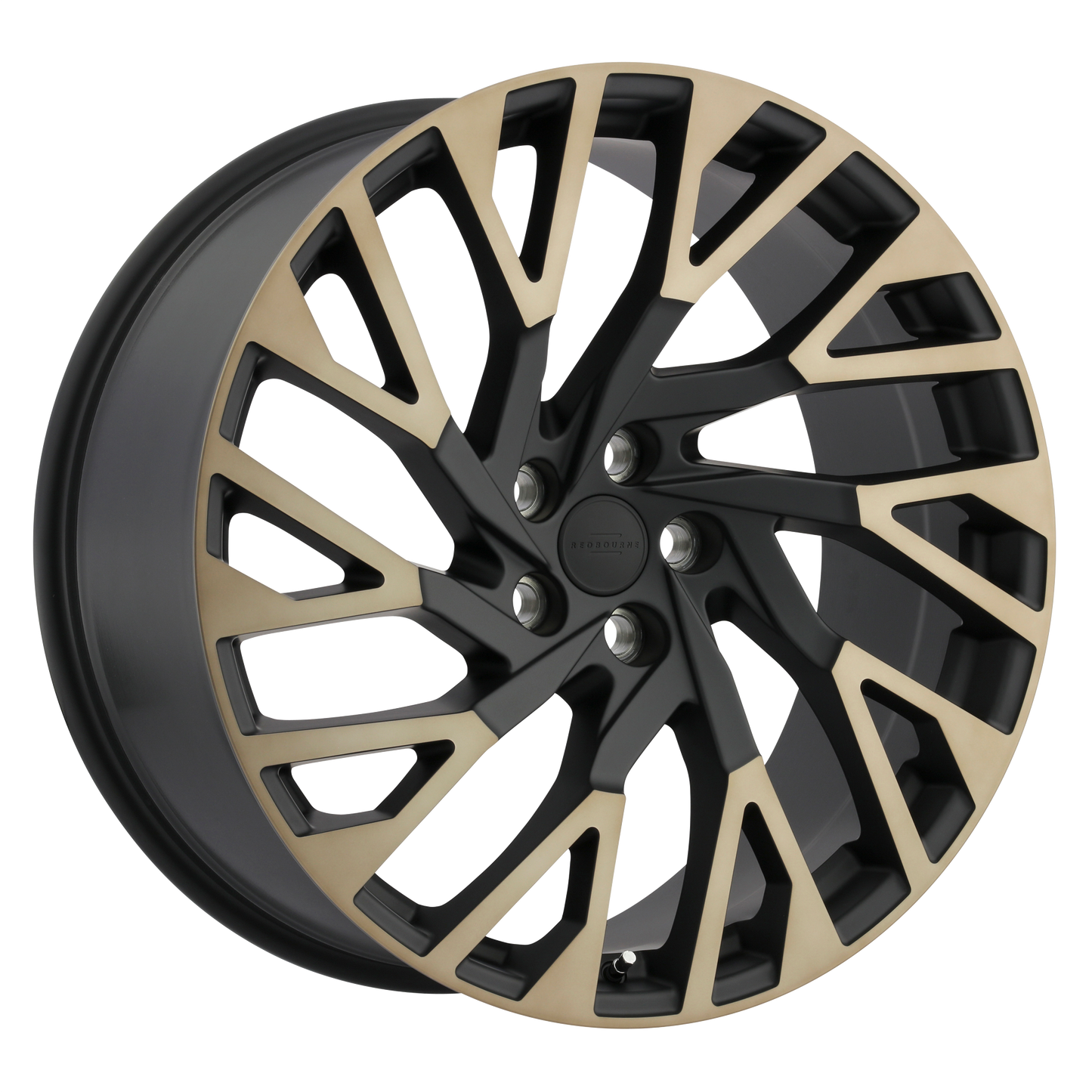 RedBourne WESTMINSTER 22X10 37 5X120/5X4.72 MATTE BLACK W /MACHINED FACE & DARK MATTE TINT