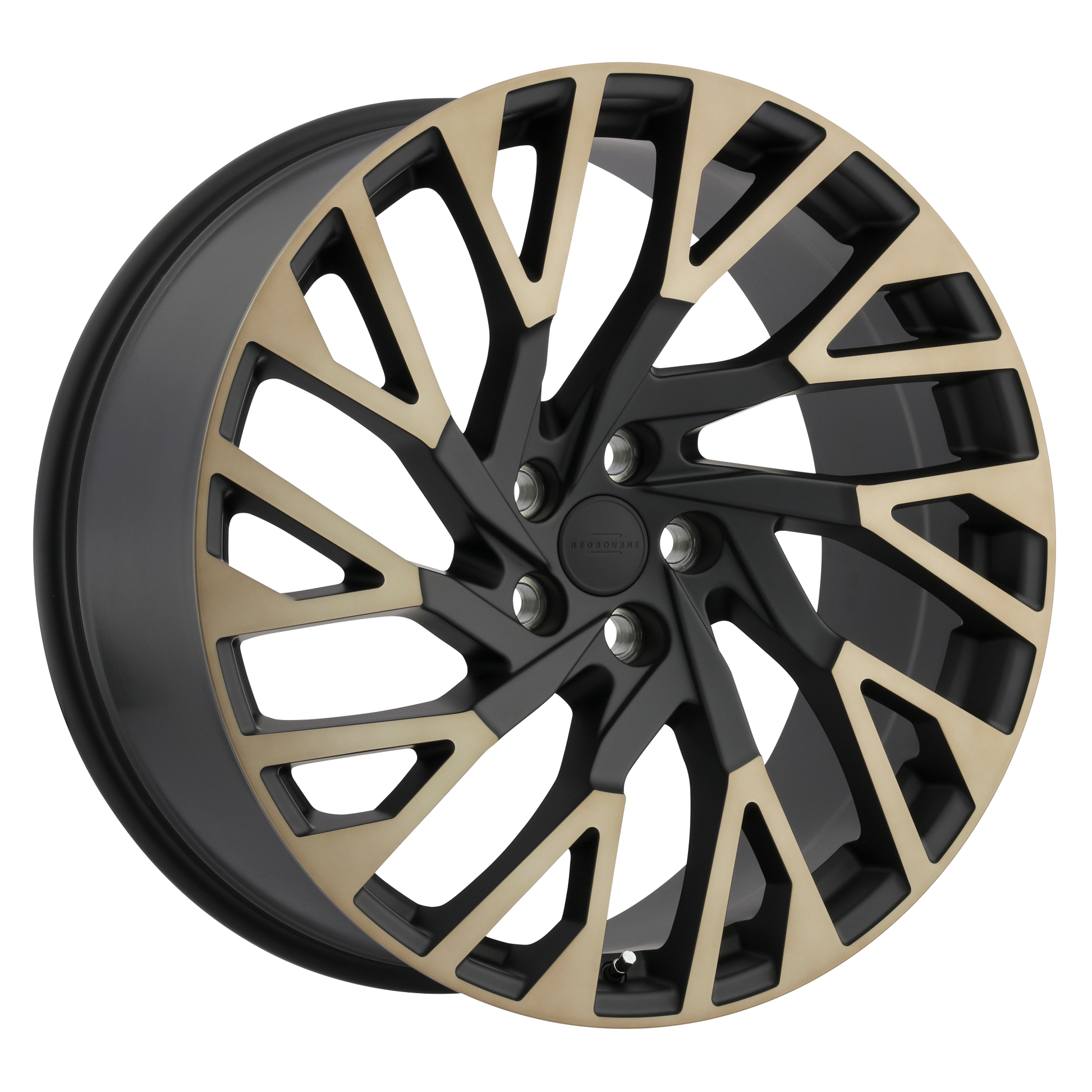 RedBourne WESTMINSTER 22X10 37 5X120/5X4.72 MATTE BLACK W /MACHINED FACE & DARK MATTE TINT
