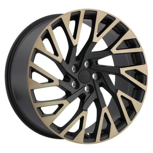 RedBourne WESTMINSTER 22X10 37 5X120/5X4.72 MATTE BLACK W /MACHINED FACE & DARK MATTE TINT