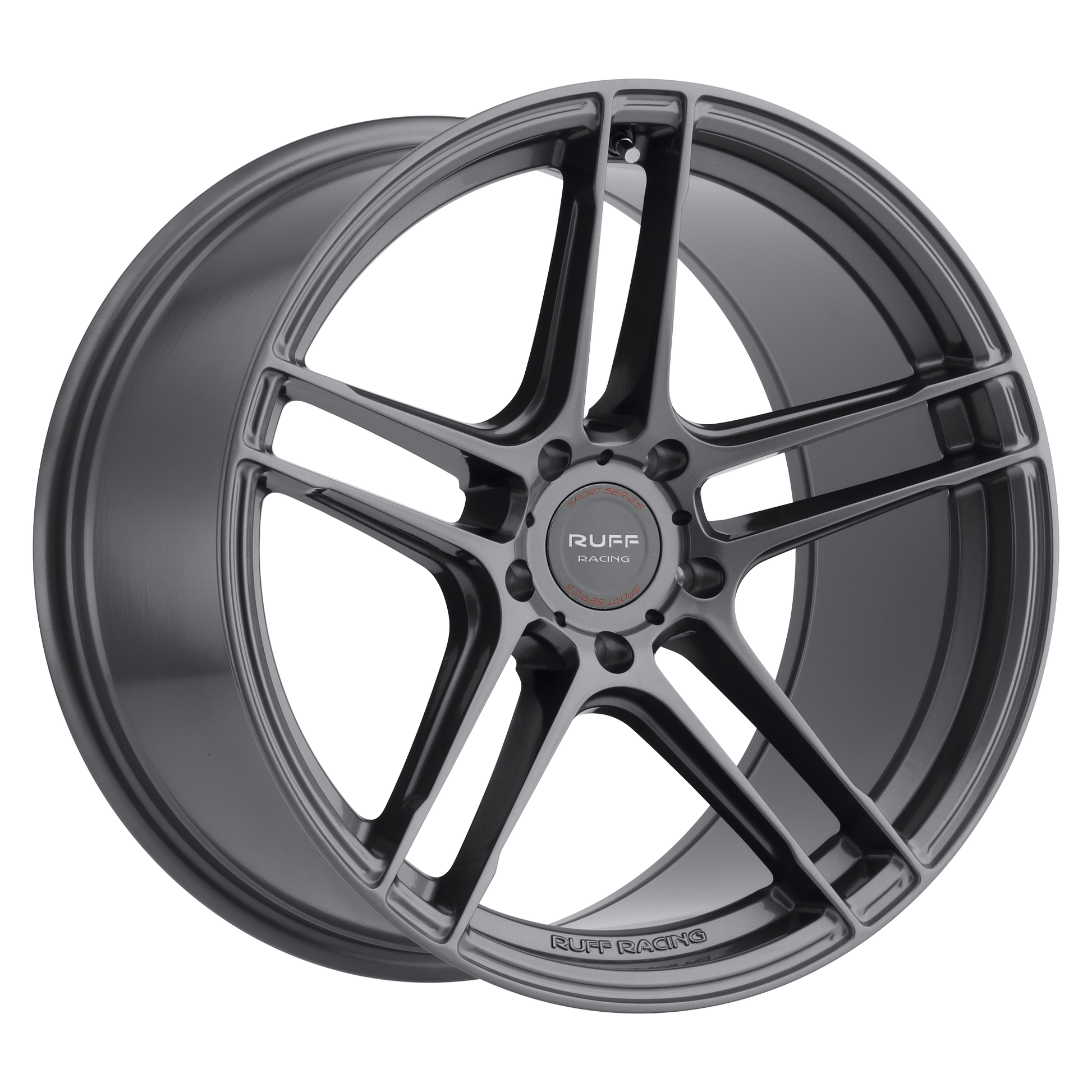 RUFF RS1 18X10 25 5X114.3 GLOSS GUNMETAL
