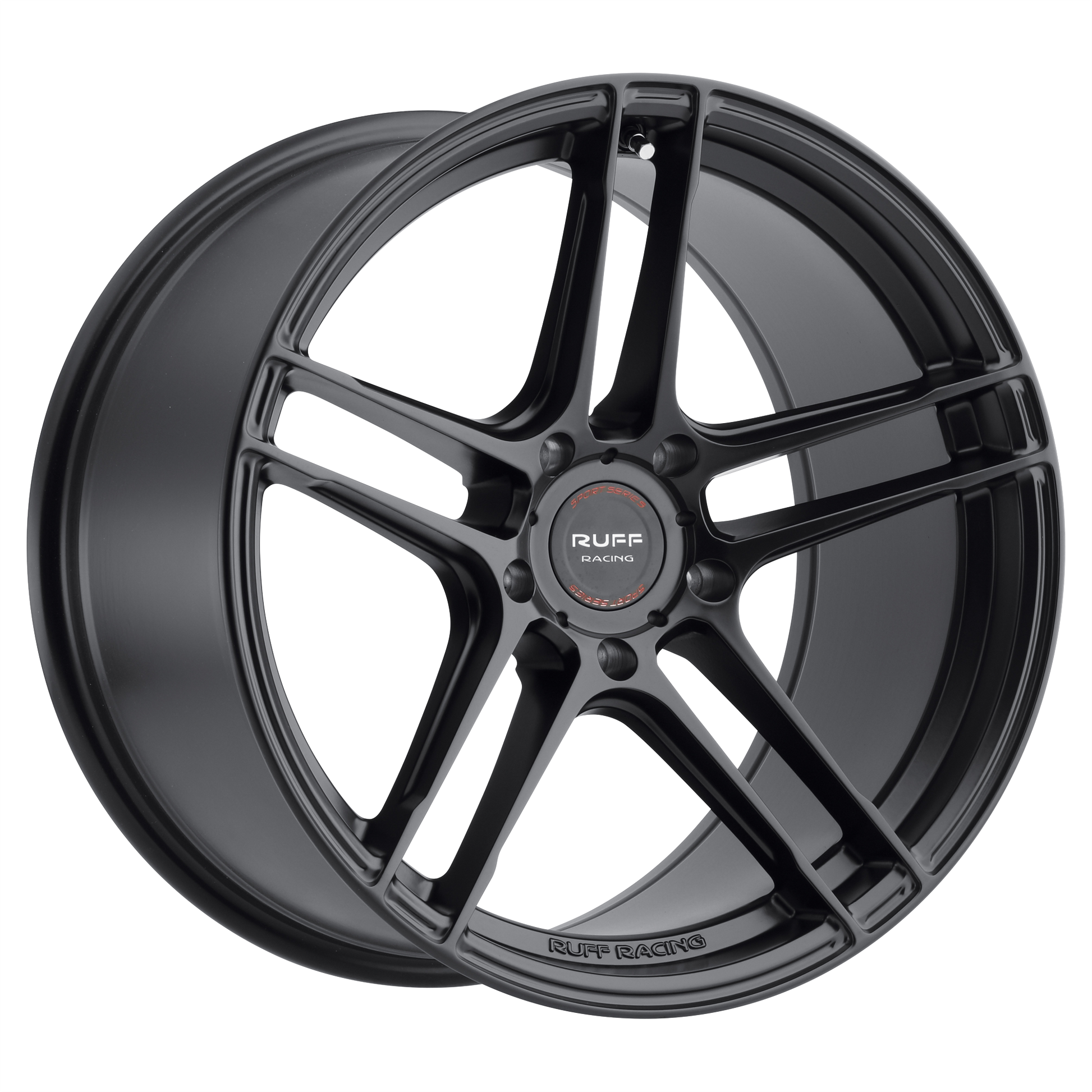 RUFF RS1 18X8.5 35 5X114.3 GLOSS BLACK