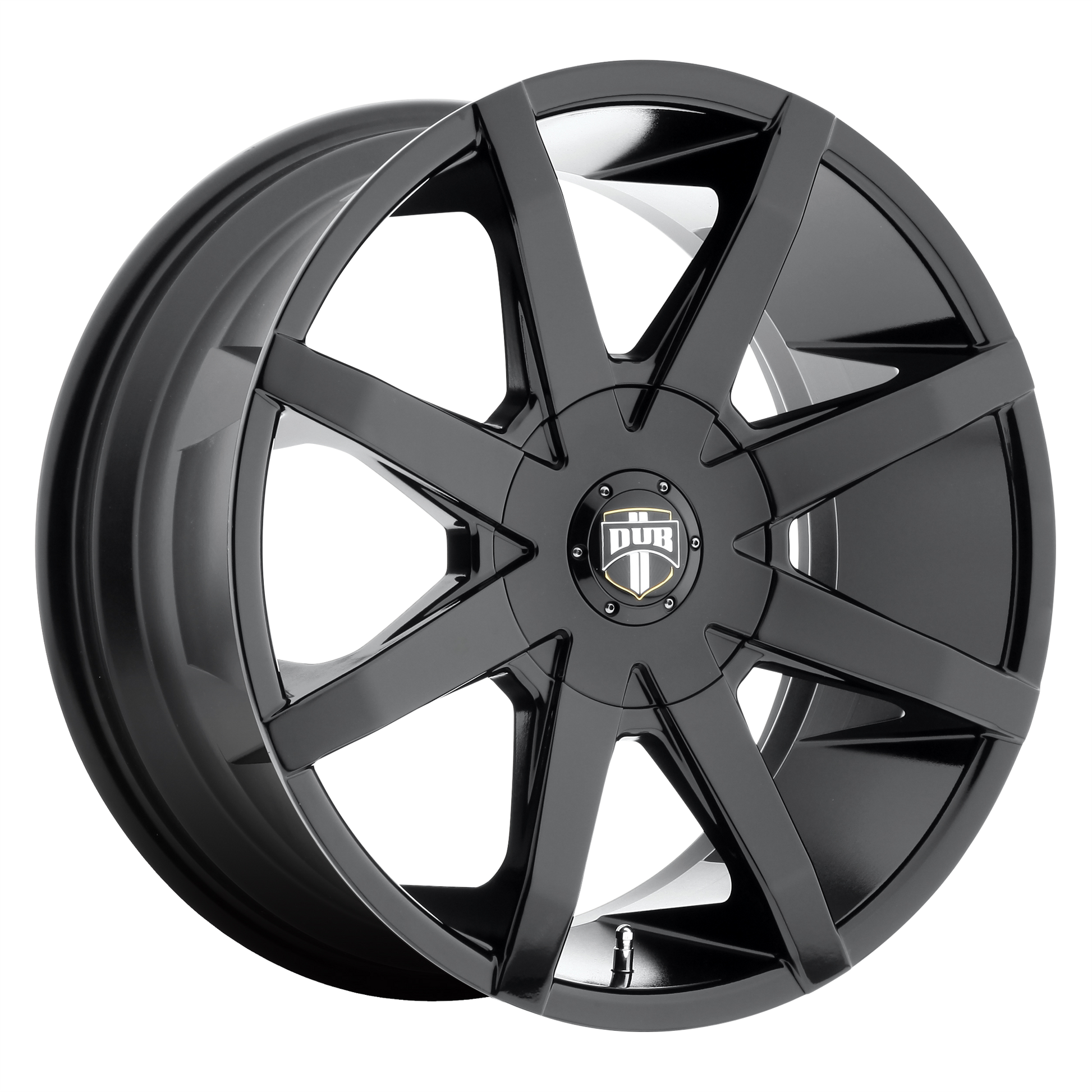 DUB 1PC S110 PUSH 22X9.5 32 5X112/5X127 GLOSS BLACK