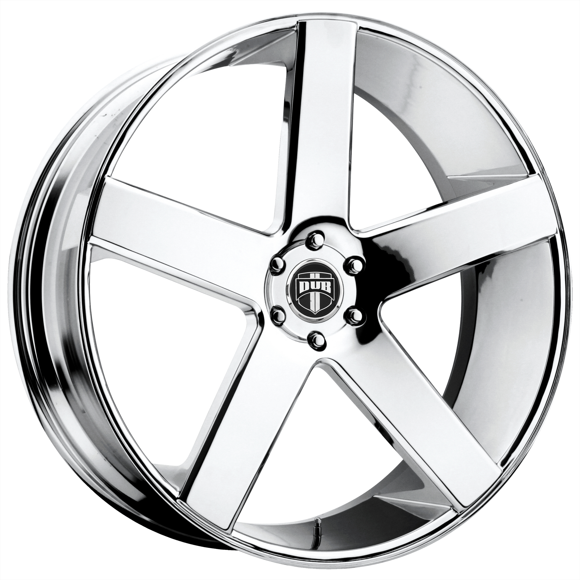DUB 1PC S115 BALLER 24x10 20 5X120/5X4.72 CHROME PLATED