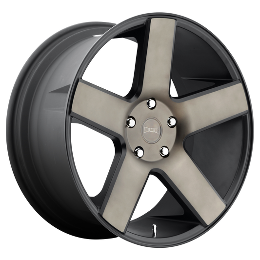 DUB 1PC S116 BALLER 22x8.5 35 5X120/5X4.72 MATTE BLACK DOUBLE DARK TINT
