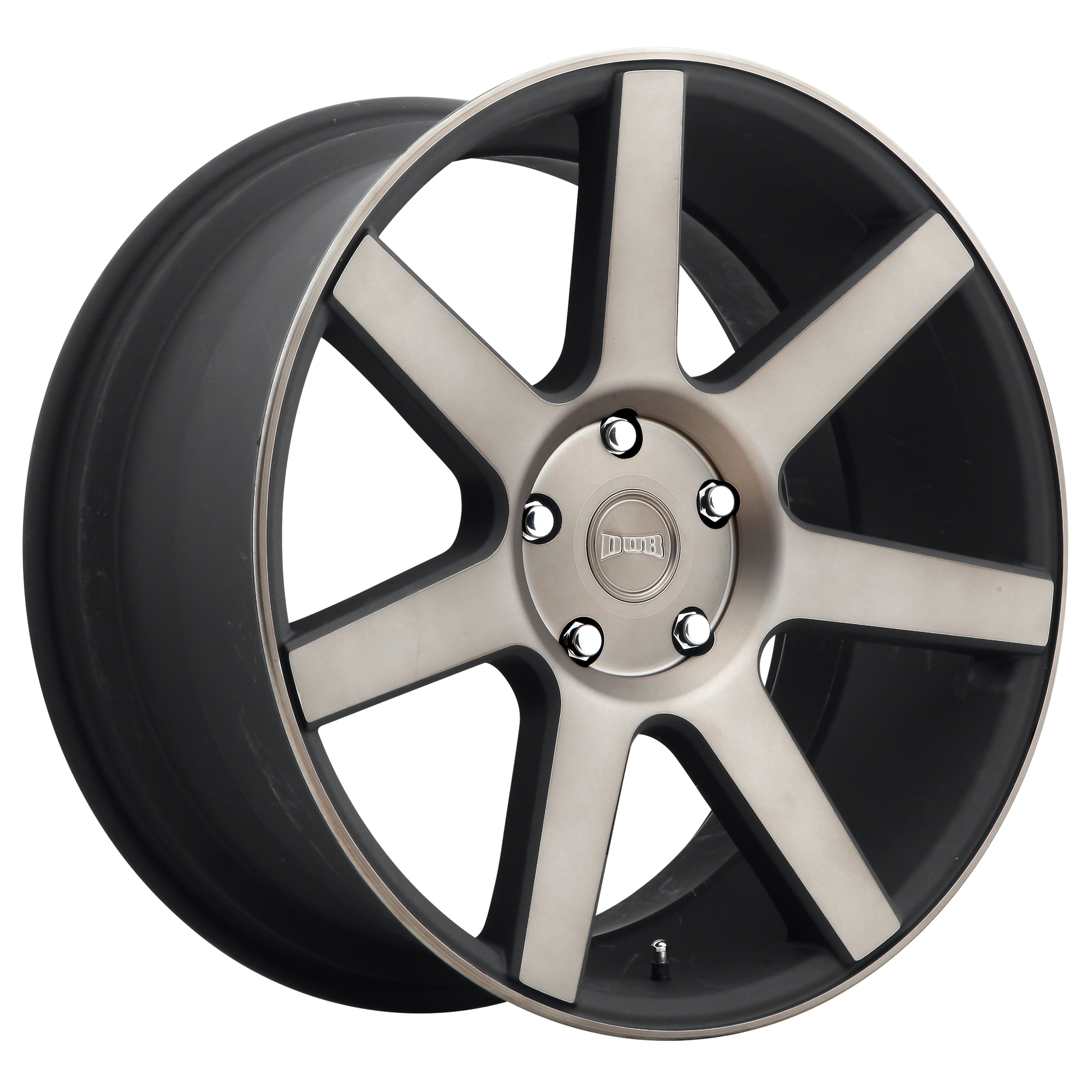 DUB 1PC S127 FUTURE 22x9.5 19 6x139.7/6x5.5 MATTE BLACK DOUBLE DARK TINT