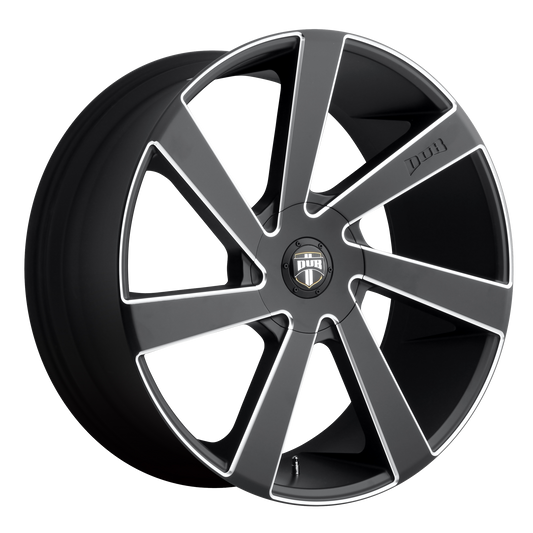 DUB 1PC S133 DIRECTA 22x9.5 30 6x135/6x139.7/6x135/5.5 MATTE BLACK MILLED