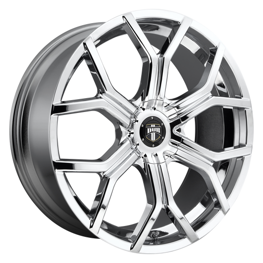 DUB 1PC S207 ROYALTY 24x9.5 30 6x135/6x139.7/6x135/5.5 CHROME PLATED