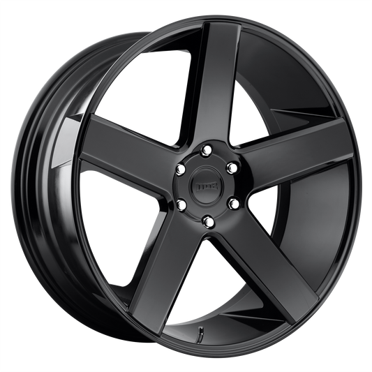 DUB 1PC S216 BALLER 22x8.5 38 5x114.3/5x4.5 GLOSS BLACK