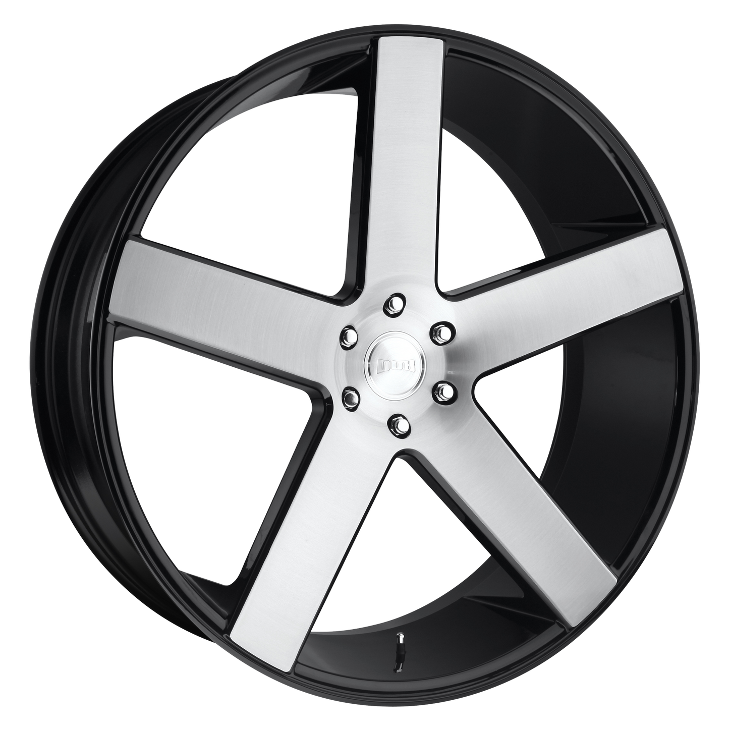 DUB 1PC S217 BALLER 24x10 30 6x135/6X5.3 GLOSS BLACK BRUSHED