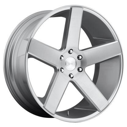 DUB 1PC S218 BALLER 26X10 10 5X127 GLOSS SILVER BRUSHED
