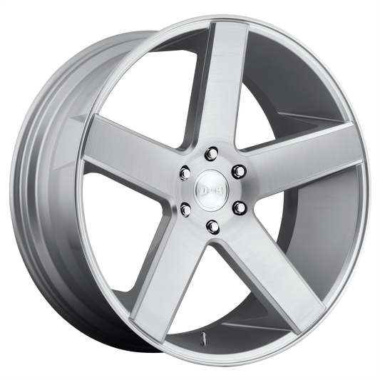 DUB 1PC S218 BALLER 22x9.5 19 6x139.7/6x5.5 GLOSS SILVER BRUSHED