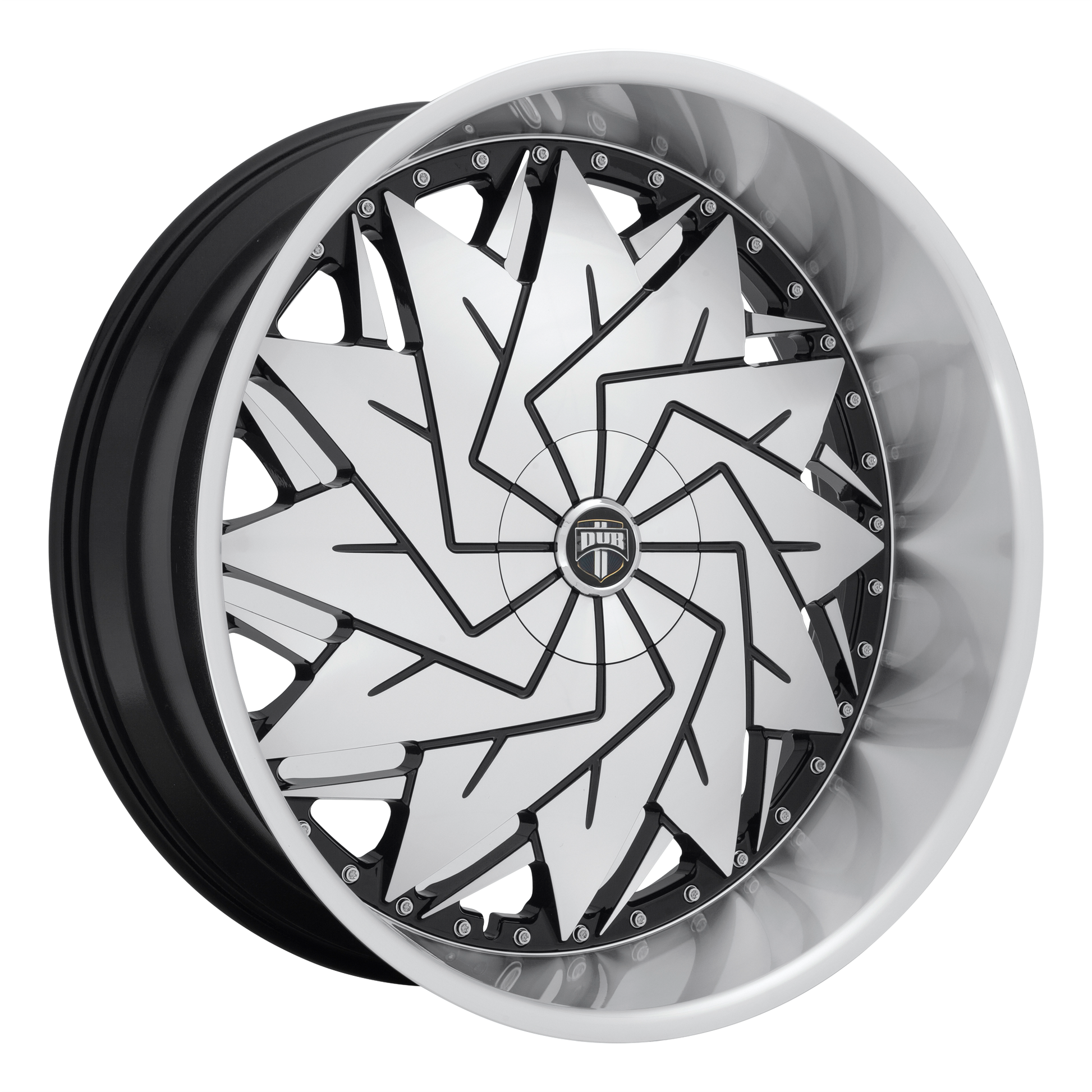 DUB 1PC S234 DAZR 26x10 5 5x120.65/5x127/5x4.75/5.0 GLOSS BLACK MACHINED