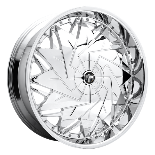 DUB 1PC S235 DAZR 26x10 5 5x120.65/5x127/5x4.75/5.0 CHROME PLATED