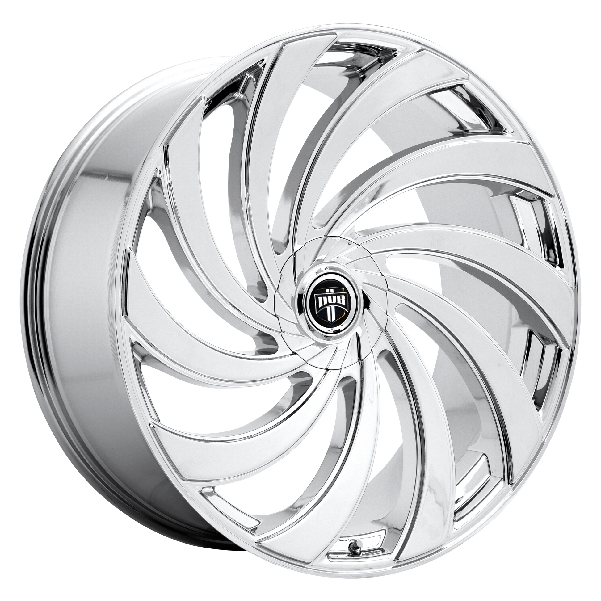 DUB 1PC S238 DELISH 24x10 5 5x115/5x120/5x115/120 CHROME PLATED