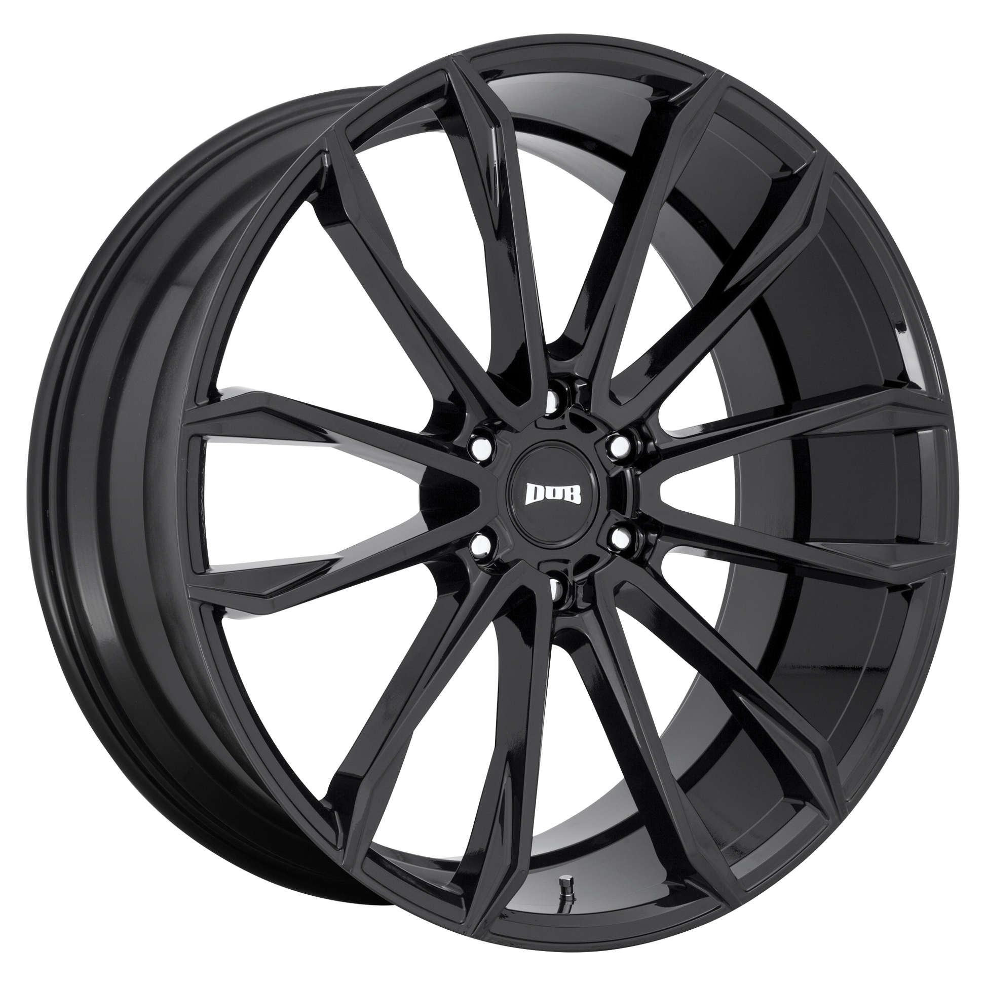 DUB 1PC S253 CLOUT 24x10 30 6x135/6X5.3 GLOSS BLACK