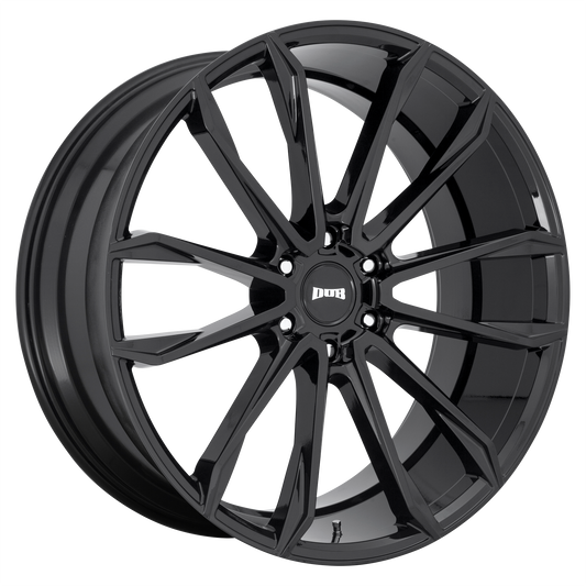 DUB 1PC S253 CLOUT 24x10 30 6x135/6X5.3 GLOSS BLACK