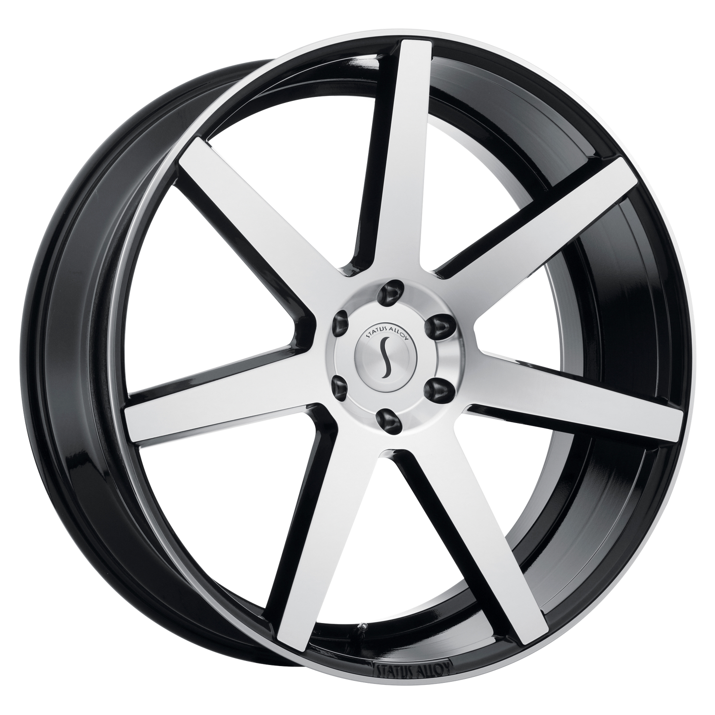 Status JOURNEY 26X10 15 5X115/5X115 GLOSS BLACK W/ MACHINED FACE