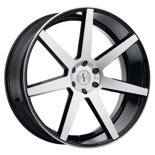 Status JOURNEY 26X10 15 5X115/5X115 GLOSS BLACK W/ MACHINED FACE