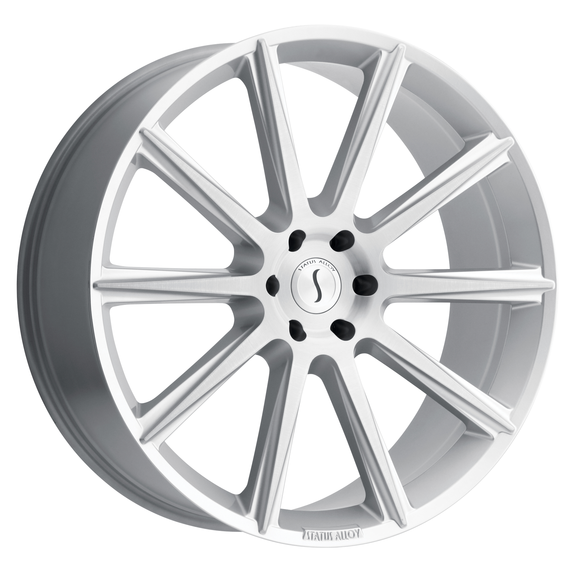 Status ZEUS 26X10 30 6X135/6X5.3 SILVER W/ BRUSHED FACE