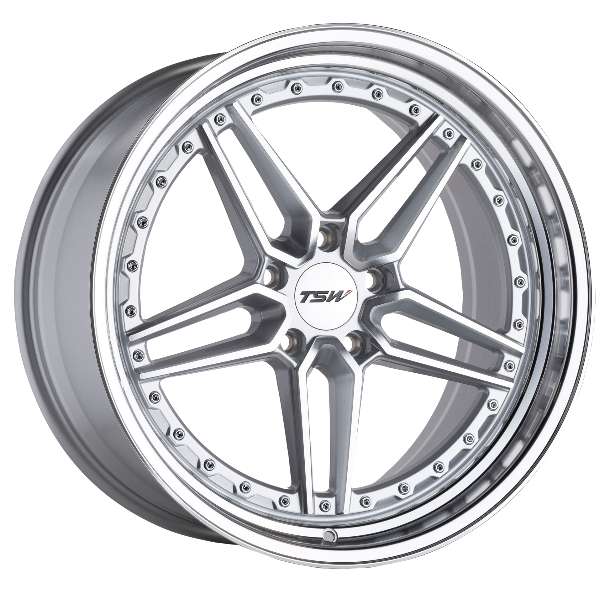 TSW ASCARI 20X9 35 5X120/5X4.72 SILVER W/ MIRROR CUT FACE & LIP
