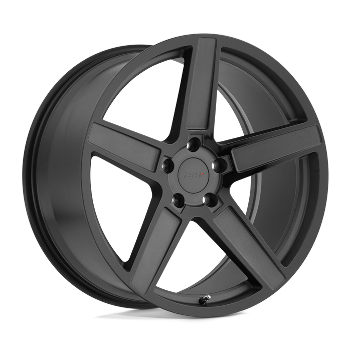 TSW ASCENT 19X8.5 40 5X114.3/5X4.5 MATTE GUNMETAL W/ GLOSS BLACK FACE