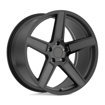TSW ASCENT 19X8.5 40 5X114.3/5X4.5 MATTE GUNMETAL W/ GLOSS BLACK FACE