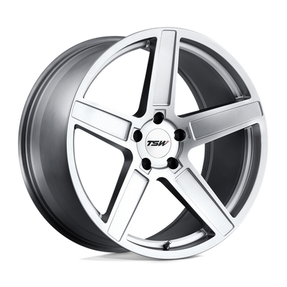 TSW ASCENT 18X9.5 40 5X120/5X4.72 MATTE TITANIUM SILVER