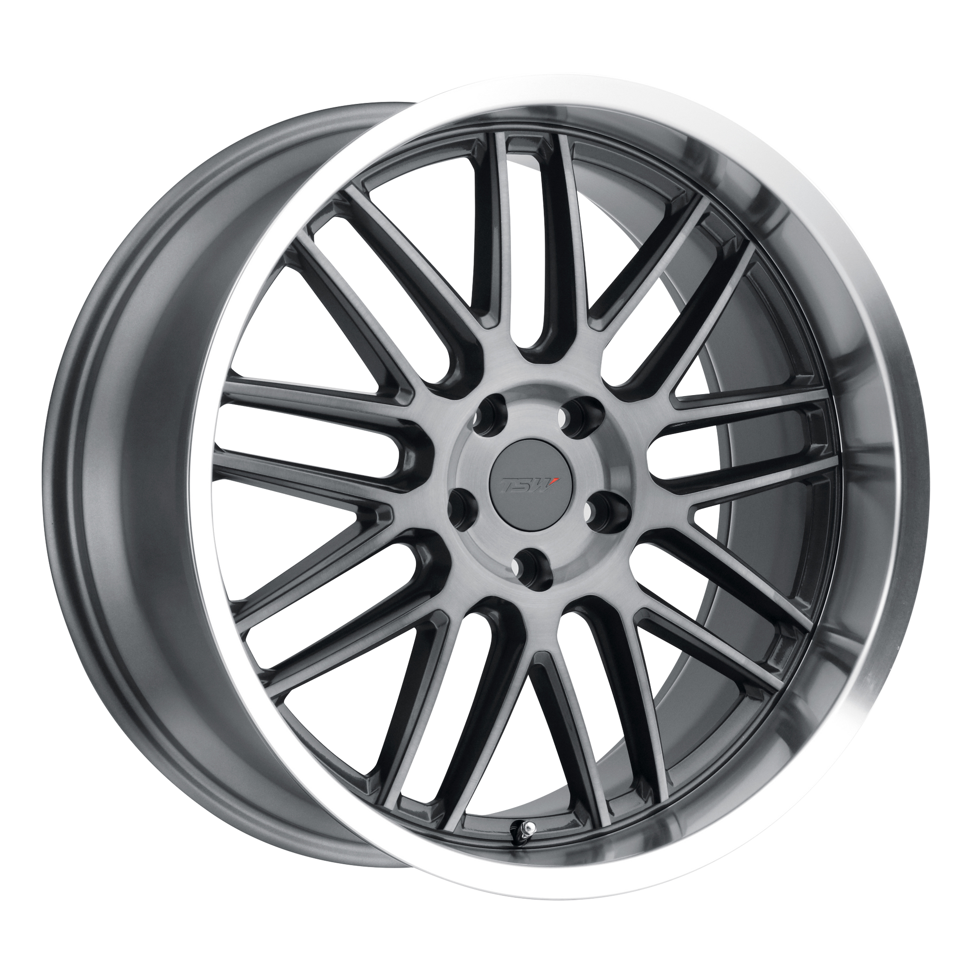 TSW AVALON 20X9 35 5X120/5X4.72 GUNMETAL W/ BRUSHED GUNMETAL FACE & MACHINED LIP
