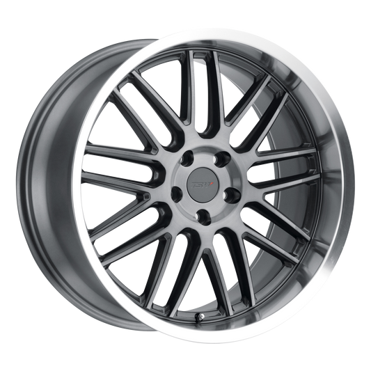 TSW AVALON 20X9 35 5X120/5X4.72 GUNMETAL W/ BRUSHED GUNMETAL FACE & MACHINED LIP