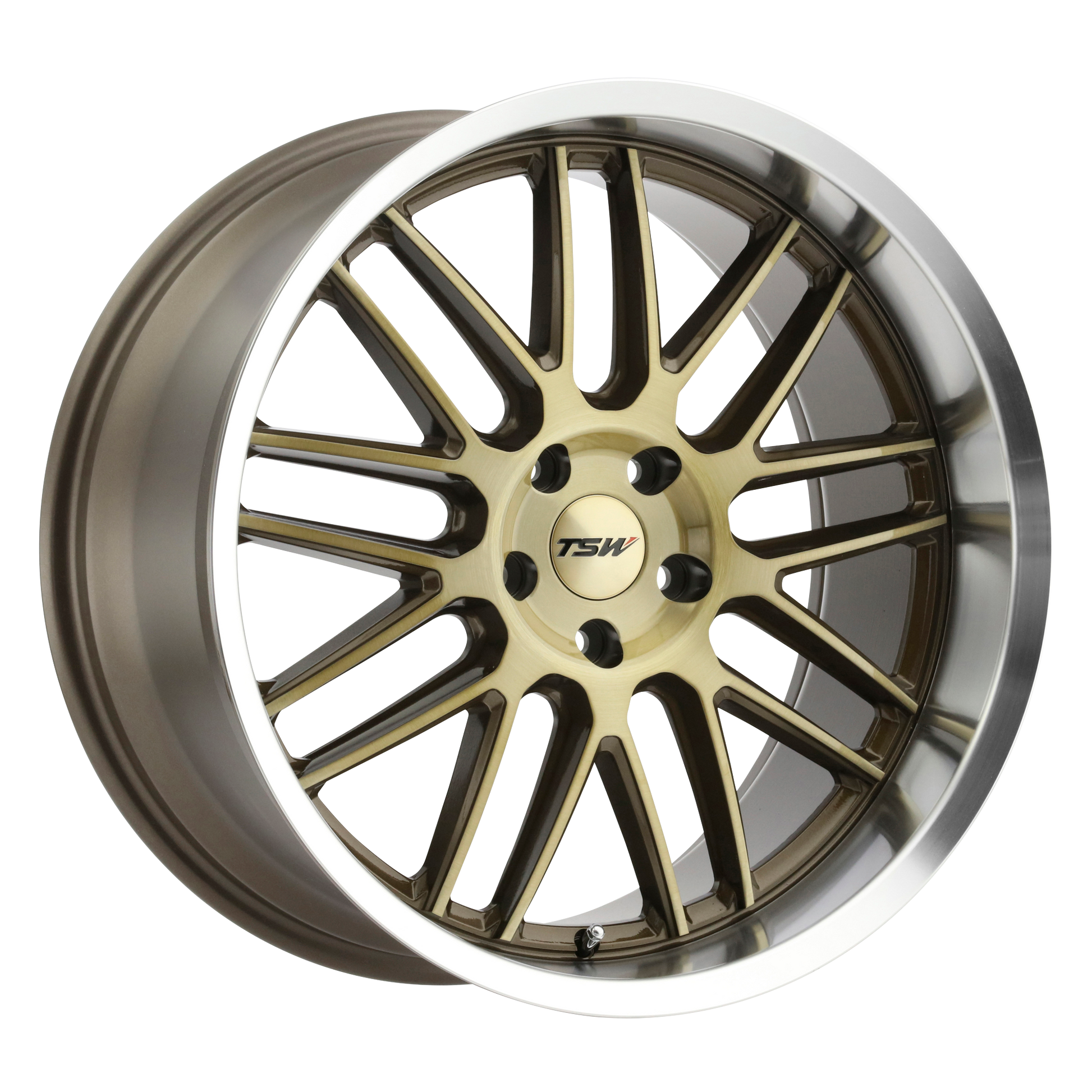 TSW AVALON 20X10 25 5X114.3/5X4.5 BRONZE W/ BRUSHED BRONZE FACE & MACHINED LIP