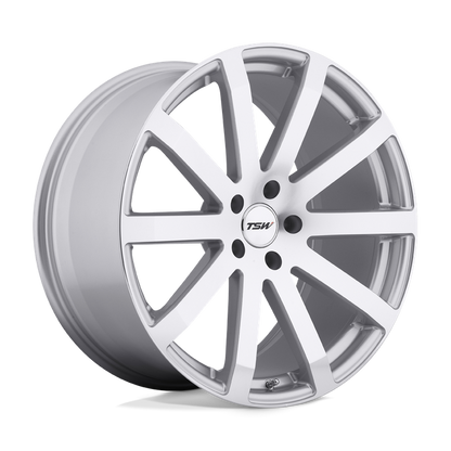 TSW BROOKLANDS 19X9.5 20 5X120/5X4.72 SILVER W/ MIRROR-CUT FACE