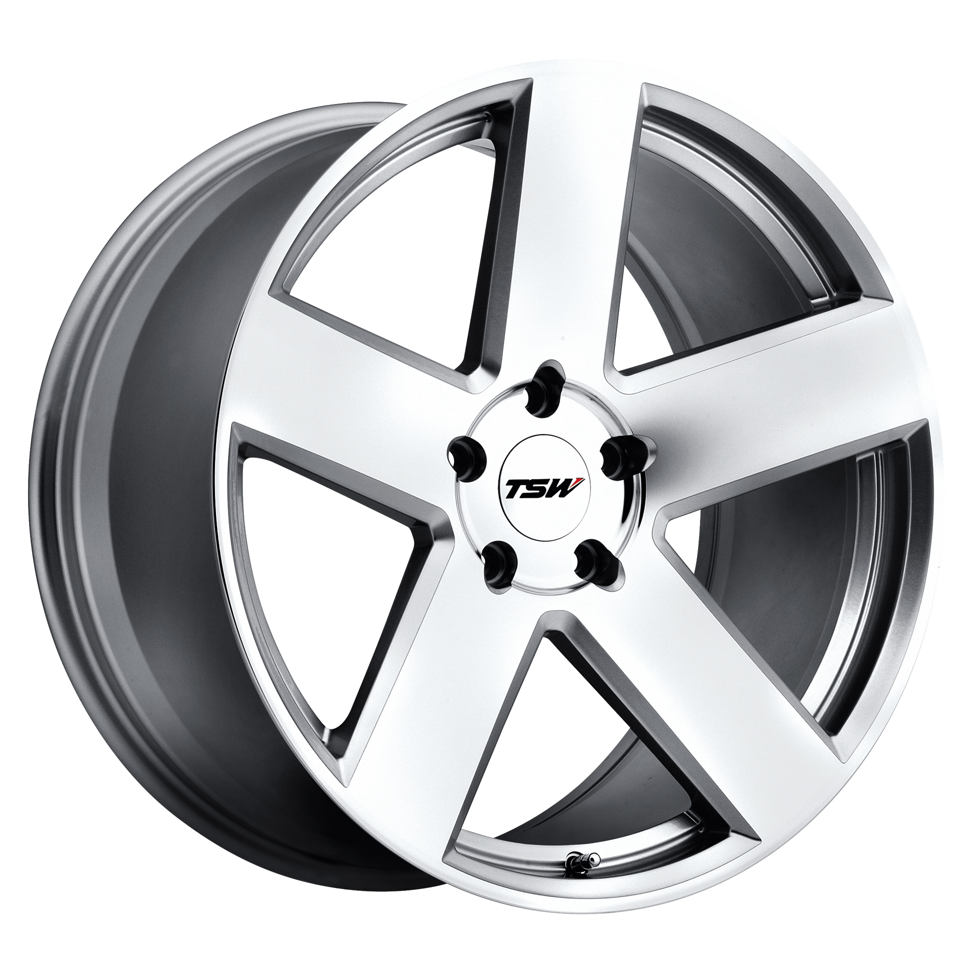 TSW BRISTOL 20X8.5 20 5X120/5X4.72 SILVER W/ MIRROR-CUT FACE