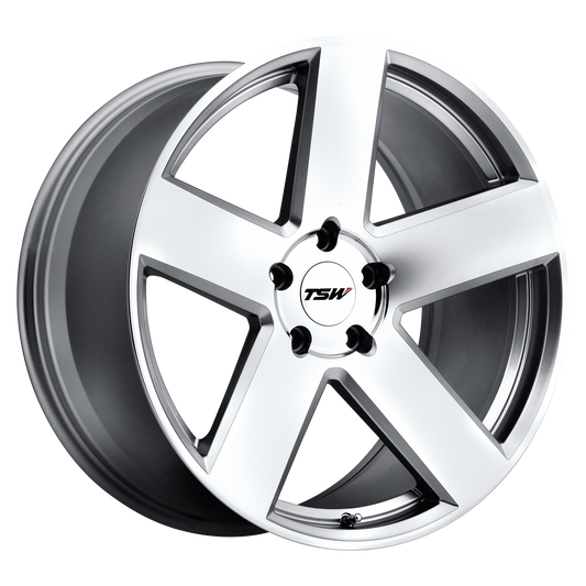 TSW BRISTOL 20X8.5 20 5X120/5X4.72 SILVER W/ MIRROR-CUT FACE