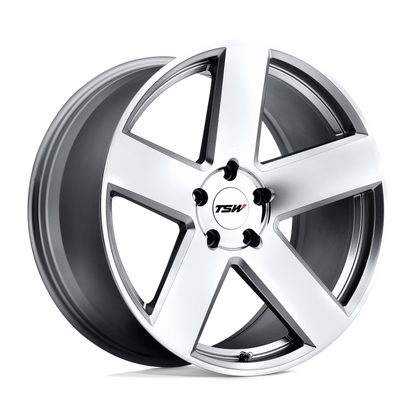 TSW BRISTOL 19X9.5 35 5X120/5X4.72 SILVER W/ MIRROR-CUT FACE