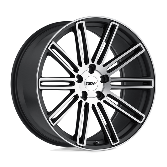 TSW CROWTHORNE 19X8.5 40 5X120/5X4.72 MATTE GUNMETAL W/ MATTE MACHINE FACE