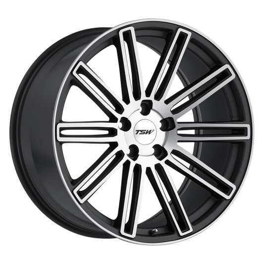 TSW CROWTHORNE 20X10 40 5X114.3/5X4.5 MATTE GUNMETAL W/ MATTE MACHINE FACE