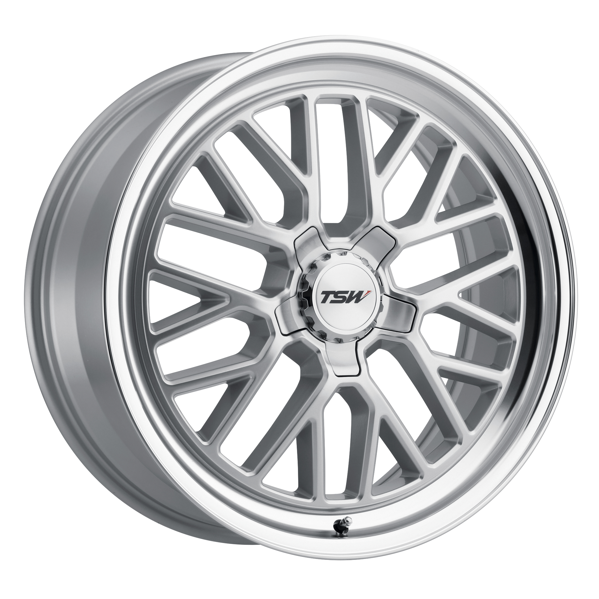 TSW HOCKENHEIM S 20X8.5 35 5X120/5X4.72 SILVER W/ MIRROR CUT LIP