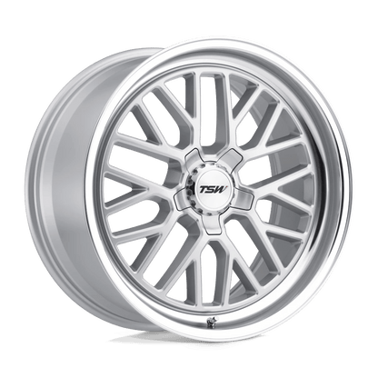 TSW HOCKENHEIM S 18X8.5 20 5X120/5X4.72 SILVER W/ MIRROR CUT LIP