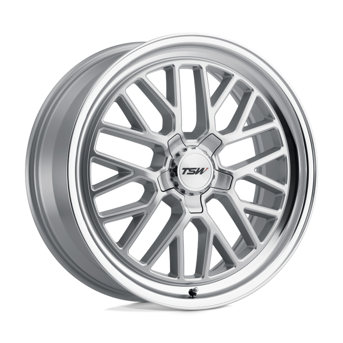 TSW HOCKENHEIM S 19X8.5 30 5X120/5X4.72 SILVER W/ MIRROR CUT LIP