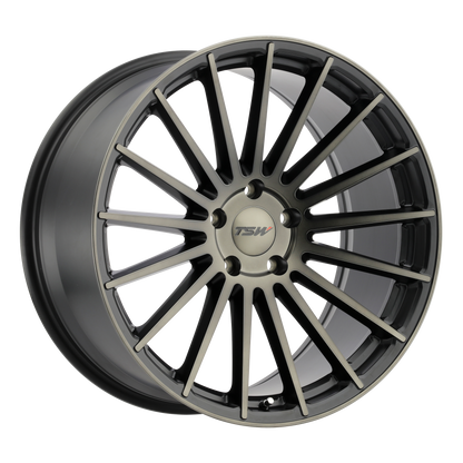 TSW LUCO 20X8.5 35 5X120/5X4.72 MATTE BLACK W/ MACHINE FACE & DARK TINT