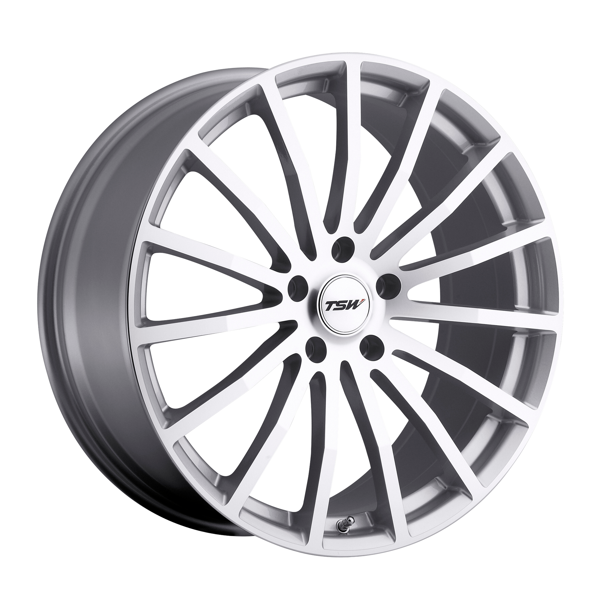TSW MALLORY 20X10 35 5X120/5X4.72 SILVER W/ MIRROR CUT FACE