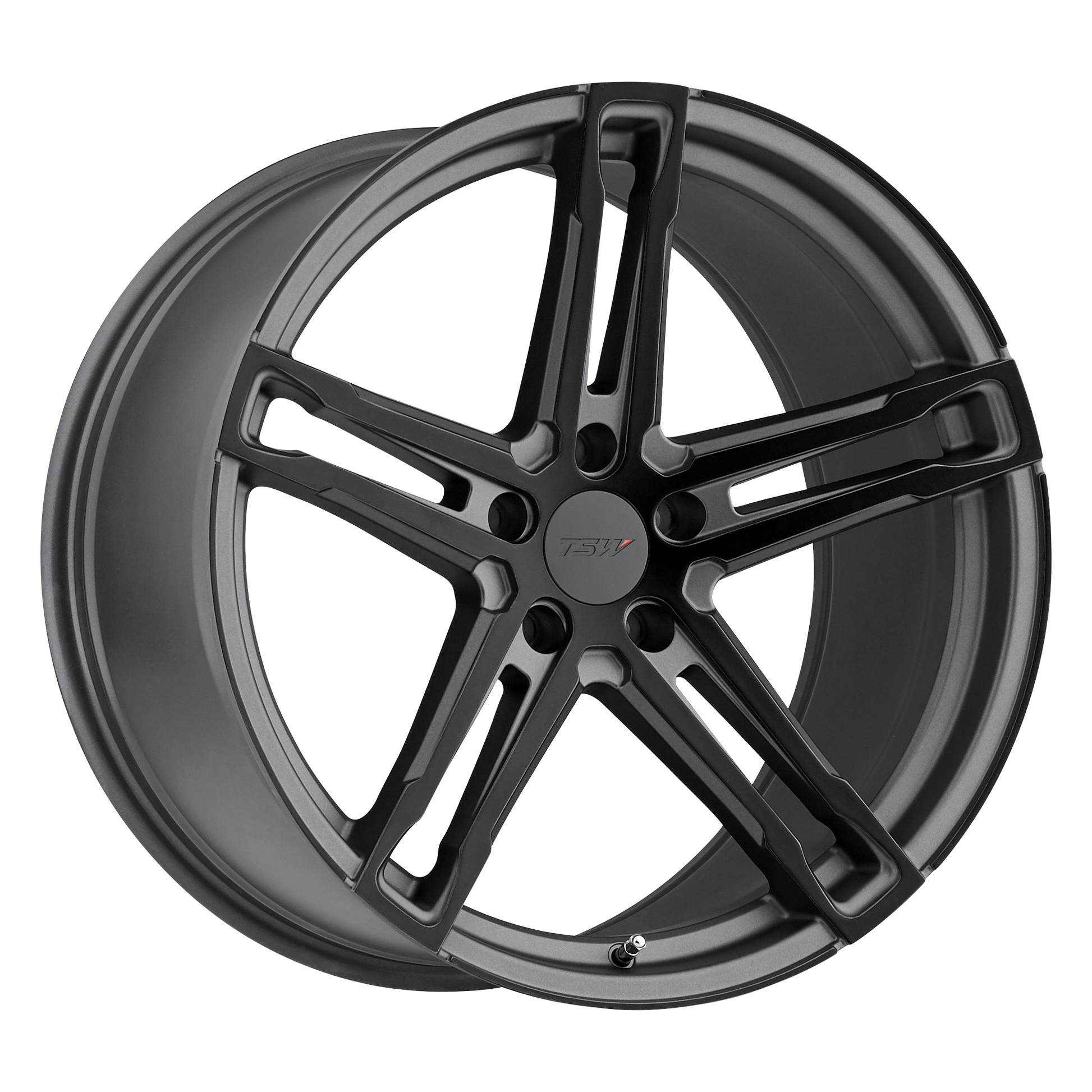 TSW MECHANICA 20X10 35 5X120/5X4.72 MATTE GUNMETAL W/ MATTE BLACK FACE