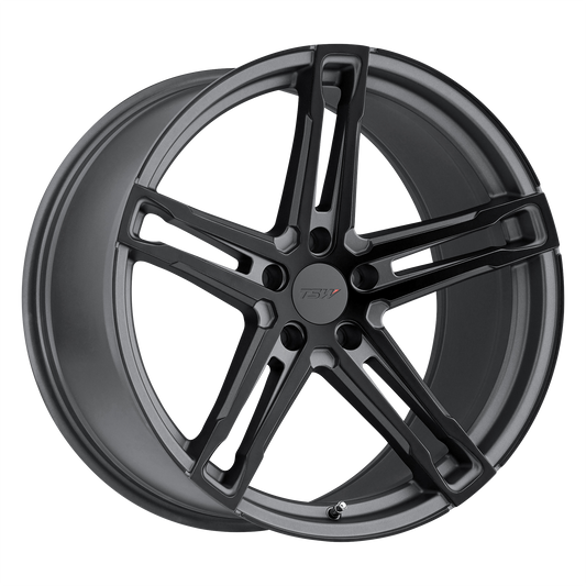 TSW MECHANICA 20X10 35 5X120/5X4.72 MATTE GUNMETAL W/ MATTE BLACK FACE