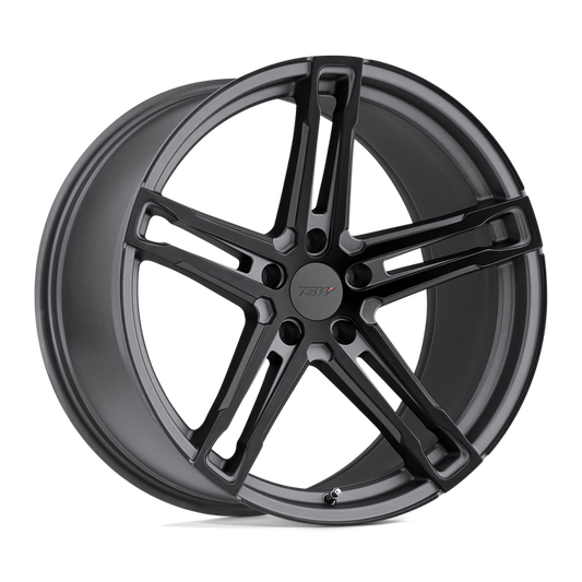 TSW MECHANICA 19X8.5 35 5X120/5X4.72 MATTE GUNMETAL W/ MATTE BLACK FACE