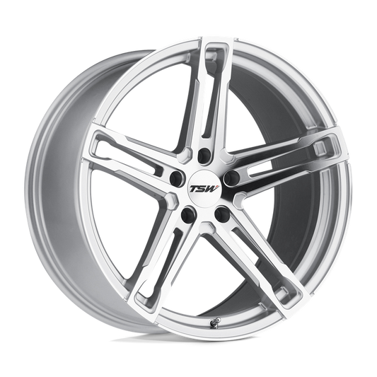 TSW MECHANICA 19X10.5 27 5X120/5X4.72 SILVER W/ MIRROR CUT FACE