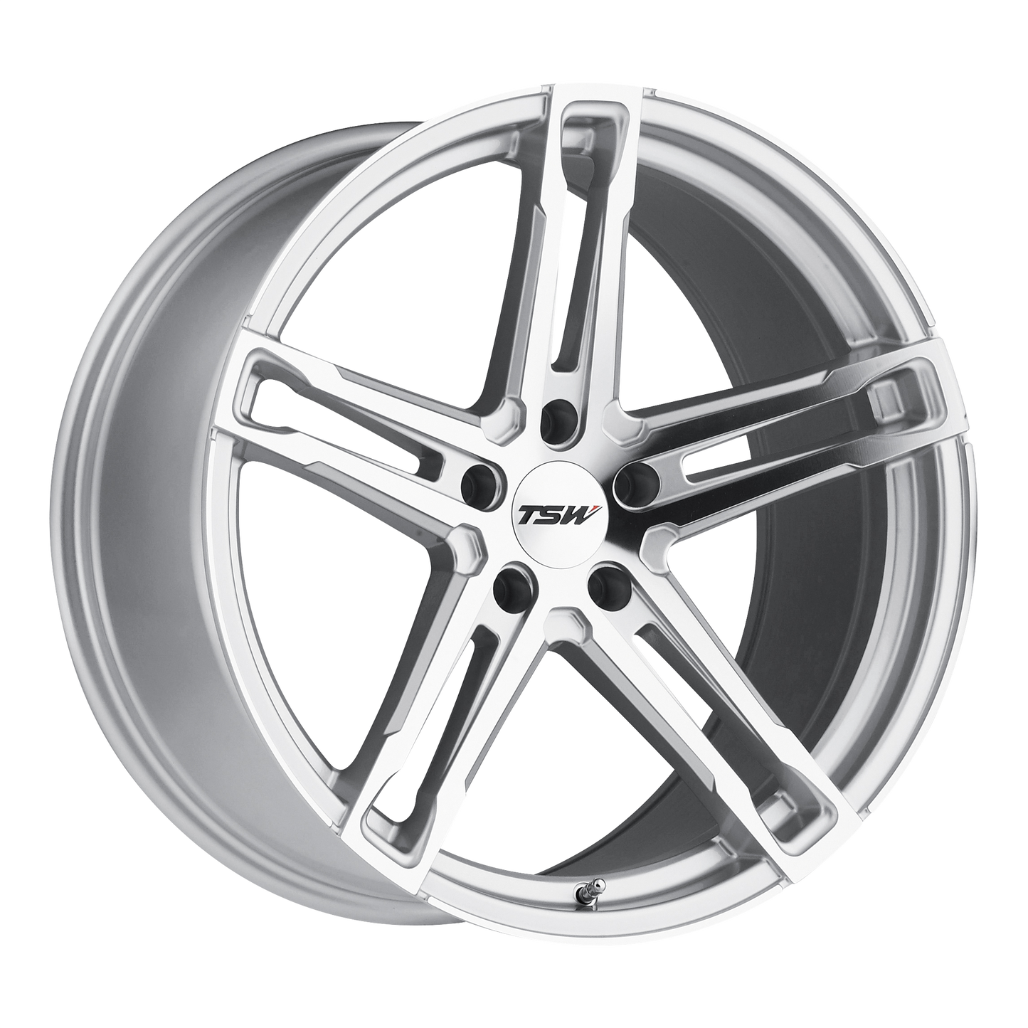 TSW MECHANICA 20X9 35 5X120/5X4.72 SILVER W/ MIRROR CUT FACE