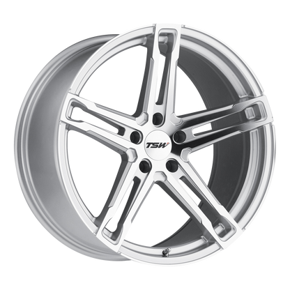 TSW MECHANICA 20X9 35 5X120/5X4.72 SILVER W/ MIRROR CUT FACE
