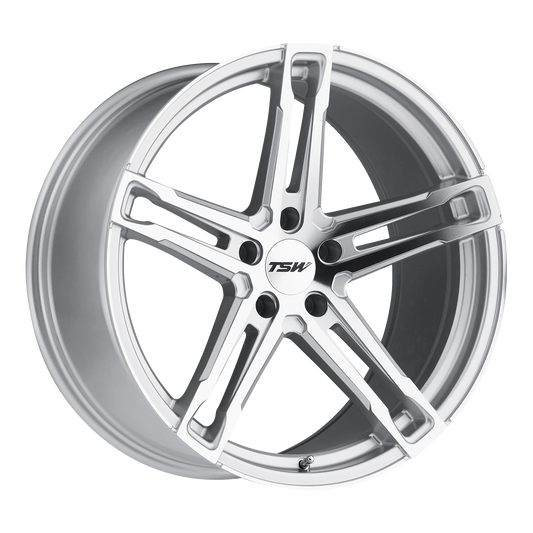 TSW MECHANICA 20X9 15 5X120/5X4.72 SILVER W/ MIRROR CUT FACE